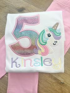 Unicorn Birthday Shirt